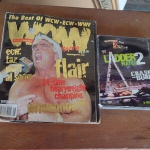 WWW 3 Disc Ladder Match DVD Set with Bonus WoW Mag